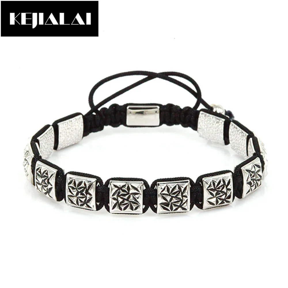 2020Men Bracelet Antique Variou Square Beads 10*10mm Macrame Braiding Bracelets with Flower for Women Fashion Jewelry Best Gift
2020Men Bracelet Antique Variou Square Beads 10*10mm Macrame Braiding Bracelets with Flower for Women Fashion Jewelry Best Gift