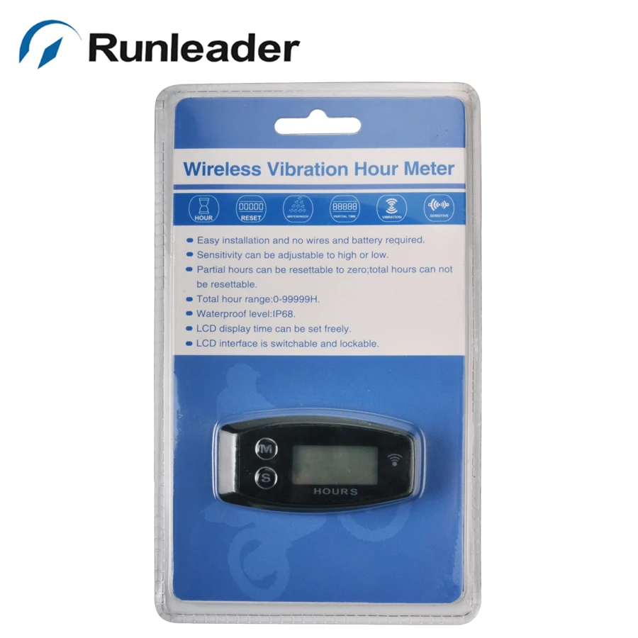 Waterproof Digital Vibration Wireless Hour Meter TOT JOB JOB1 for motorbike Pit bike ATV pump trailer boat lawn mower jet ski
Waterproof Digital Vibration Wireless Hour Meter TOT JOB JOB1 for motorbike Pit bike ATV pump trailer boat lawn mower jet ski