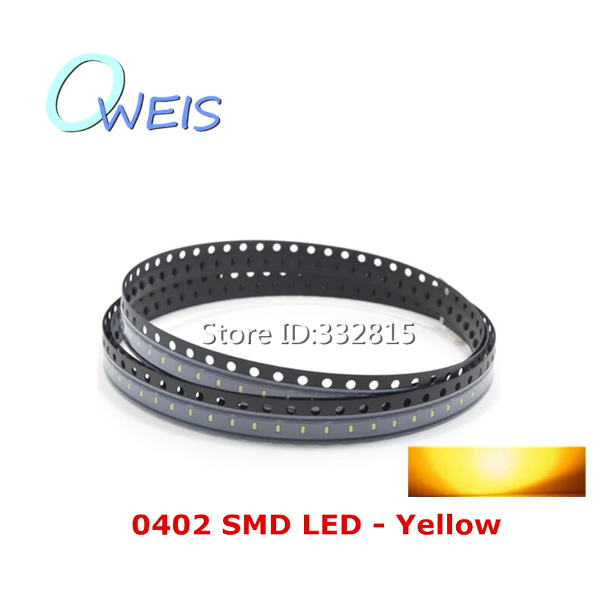 50PCS SMD LED 0402 light emitting diode light beads super bright YELLOW lamp ( 0402=1005 ) FREE SHIPPING
50PCS SMD LED 0402 light emitting diode light beads super bright YELLOW lamp ( 0402=1005 ) FREE SHIPPING