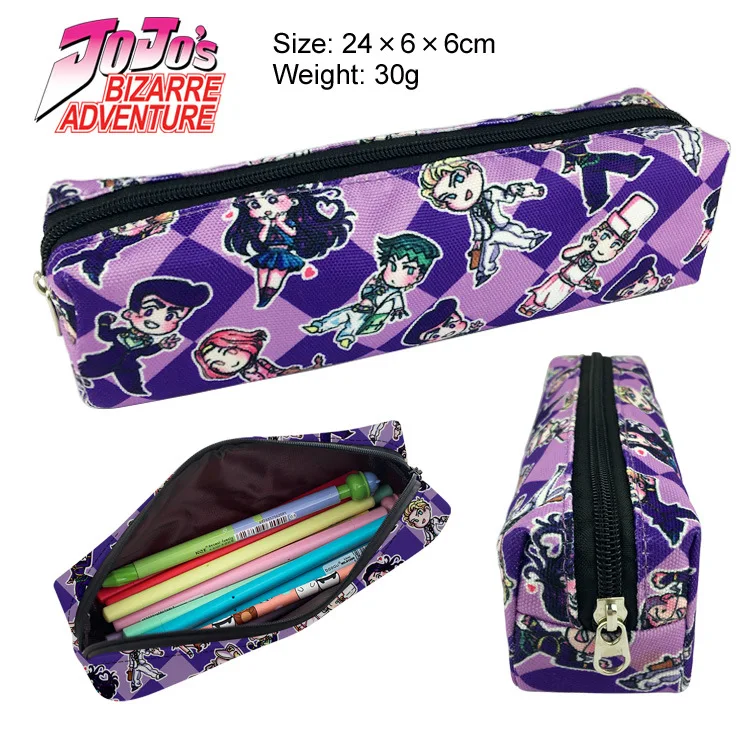 IVYYE 1PCS JoJo's Bizarre Anime Cosmetics Bags Canvas Zipper School Pencil Case Storage Pen Bag Large Pouch Stationery Gift New
IVYYE 1PCS JoJo's Bizarre Anime Cosmetics Bags Canvas Zipper School Pencil Case Storage Pen Bag Large Pouch Stationery Gift New