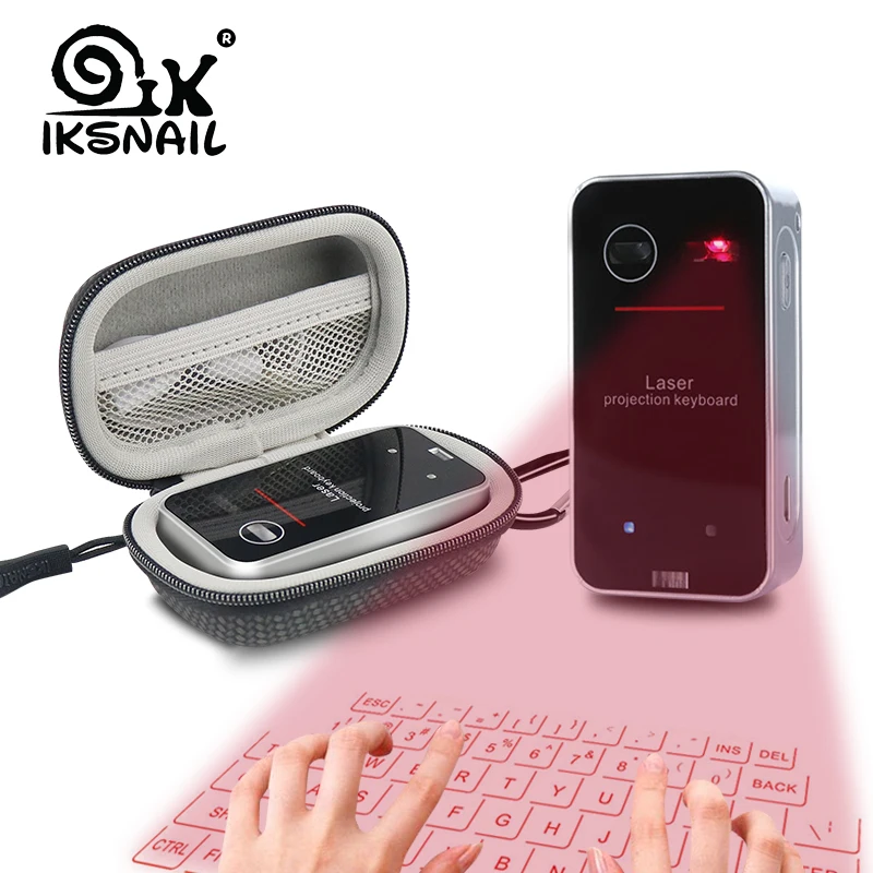 Беспроводная лазерная клавиатура IKSNAIL для iphone/Android/ipad/планшета/ПК/ноутбука
Беспроводная лазерная клавиатура IKSNAIL для iphone/Android/ipad/планшета/ПК/ноутбука