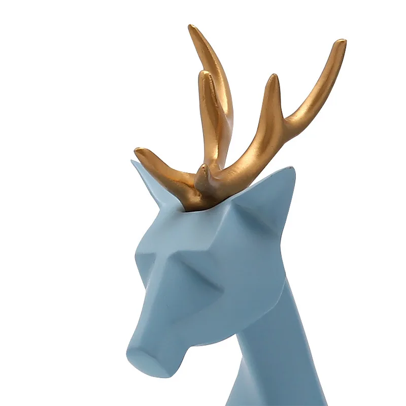 Geometry Deers Statue Abstract Animal Arts Sculptures Deer Figurine Resin Crafts Home Decoration Accessories R340
Geometry Deers Statue Abstract Animal Arts Sculptures Deer Figurine Resin Crafts Home Decoration Accessories R340
