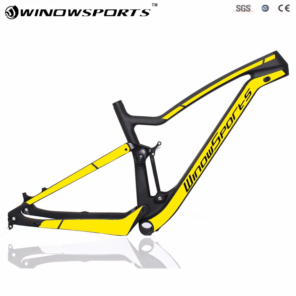 29er Plus Full Suspension Carbon Mountain Bike Boost 148*12 Max tires 2.35 XC MTB Frameset carbon suspension frame 29er mtb
29er Plus Full Suspension Carbon Mountain Bike Boost 148*12 Max tires 2.35 XC MTB Frameset carbon suspension frame 29er mtb