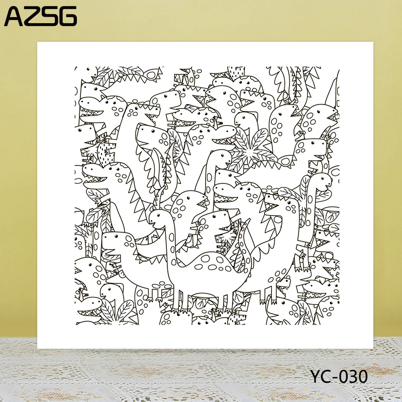 AZSG Funny Dinosaur Clear Stamps/Seals For DIY Scrapbooking/Card Making/Album Decorative Silicone Stamp Crafts
AZSG Funny Dinosaur Clear Stamps/Seals For DIY Scrapbooking/Card Making/Album Decorative Silicone Stamp Crafts