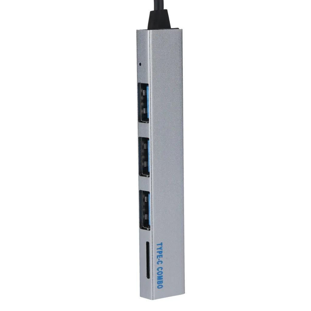 Высокоскоростной мини-концентратор USB Type-C на 3 порта OTG адаптер для ноутбука