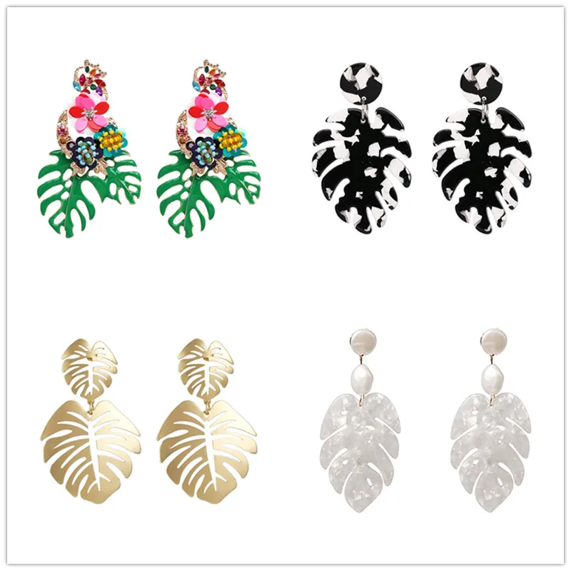 JURAN New Resin Leaf Dangle Earrings For Women Fashion Boho Acrylic Vintage Statement Big Earrings Party Jewelry Hot
JURAN New Resin Leaf Dangle Earrings For Women Fashion Boho Acrylic Vintage Statement Big Earrings Party Jewelry Hot