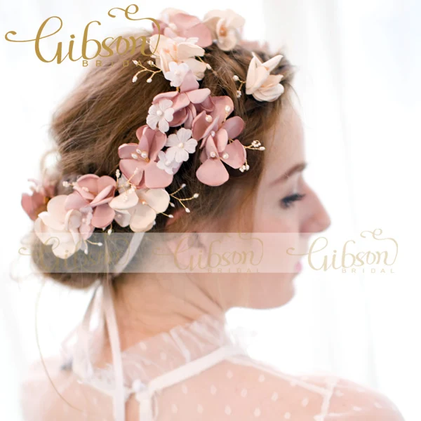 Free Shipping Korean Flowers Hawaiian Halo Crown With Freshwater Pearls Wedding Hair Vine Bridal headpiece by Gardens of Whimsy
Free Shipping Korean Flowers Hawaiian Halo Crown With Freshwater Pearls Wedding Hair Vine Bridal headpiece by Gardens of Whimsy