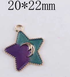 100pcs Enamel Charms 4 colour Star moon 20*22mm Handmade earring bracelet necklace Jewelry Making DIY accessories hot gift Alloy
100pcs Enamel Charms 4 colour Star moon 20*22mm Handmade earring bracelet necklace Jewelry Making DIY accessories hot gift Alloy