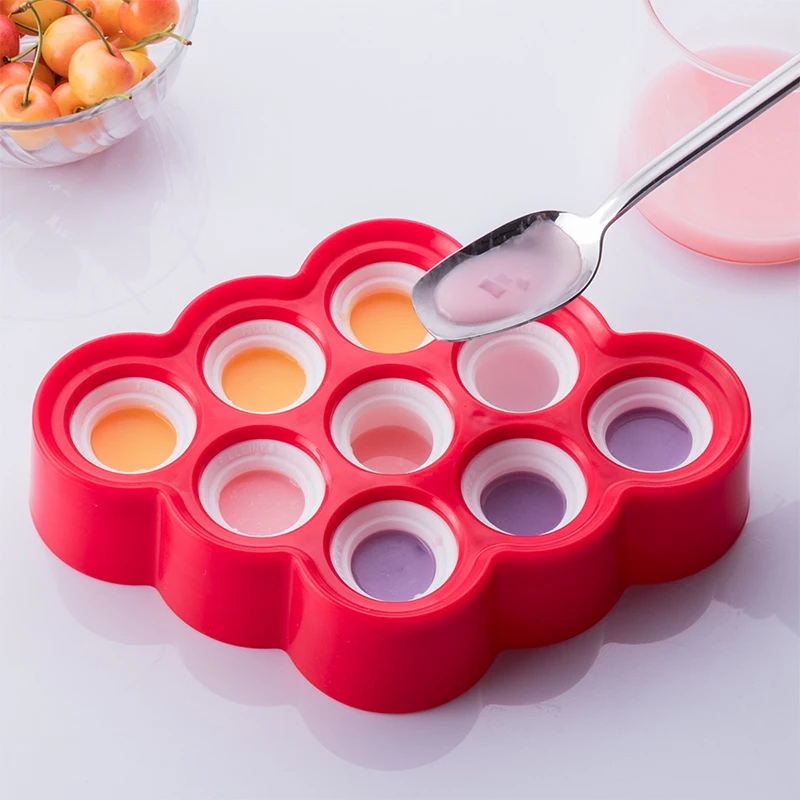 9 Cells Silicone Mini DIY Ice Pops Molds Maker Lolly Maker Popsicle Molds DIY Cartoon Ice Cream Mold Sticks Ice Mold
9 Cells Silicone Mini DIY Ice Pops Molds Maker Lolly Maker Popsicle Molds DIY Cartoon Ice Cream Mold Sticks Ice Mold