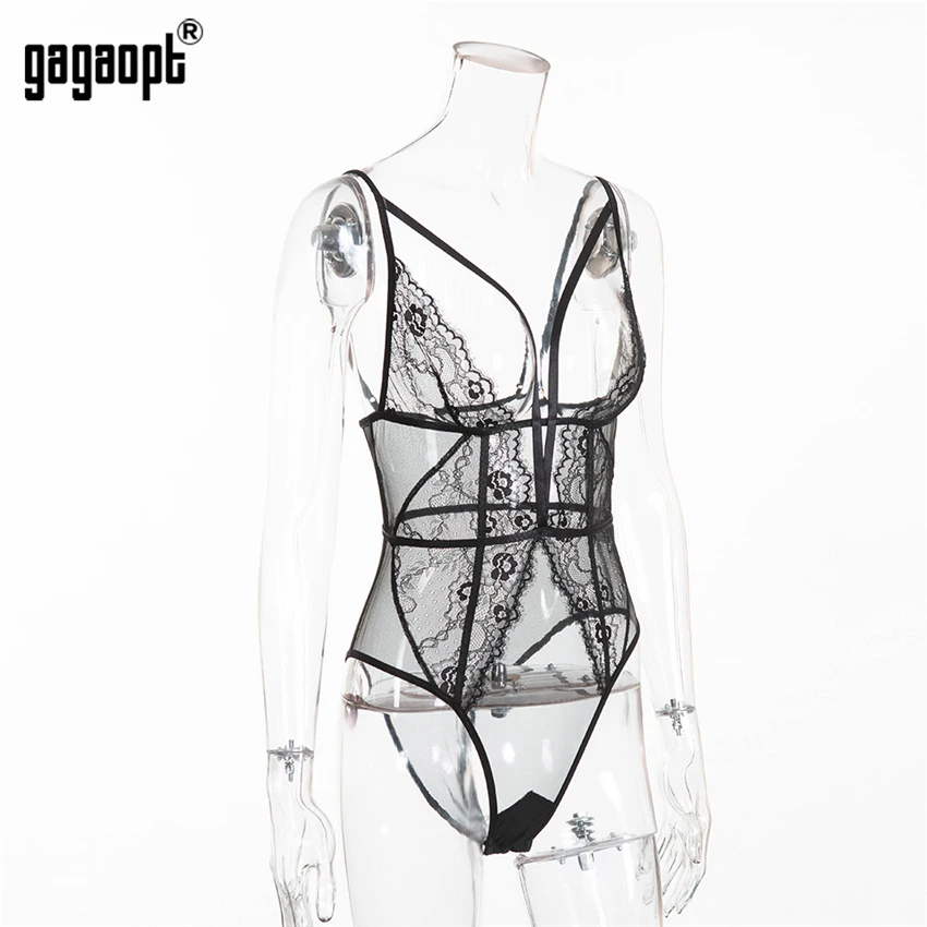Gagaopt Lace Bodysuit Women Bandage Mesh Bodysuit Fashion Black/White Sexy Bodysuit Jumpsuit Overalls Sleepwear
Gagaopt Lace Bodysuit Women Bandage Mesh Bodysuit Fashion Black/White Sexy Bodysuit Jumpsuit Overalls Sleepwear