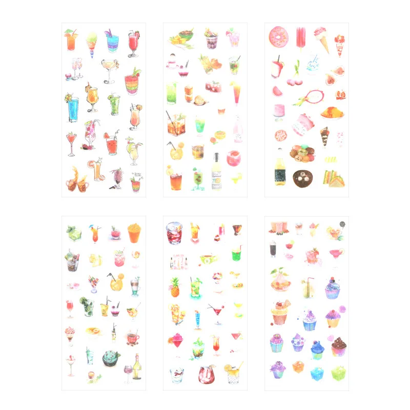 6Sheets/Pack Afternoon Tea Time Decoration Scrapbooking Stickers Transparent PVC Stationery Diary Stickers
6Sheets/Pack Afternoon Tea Time Decoration Scrapbooking Stickers Transparent PVC Stationery Diary Stickers