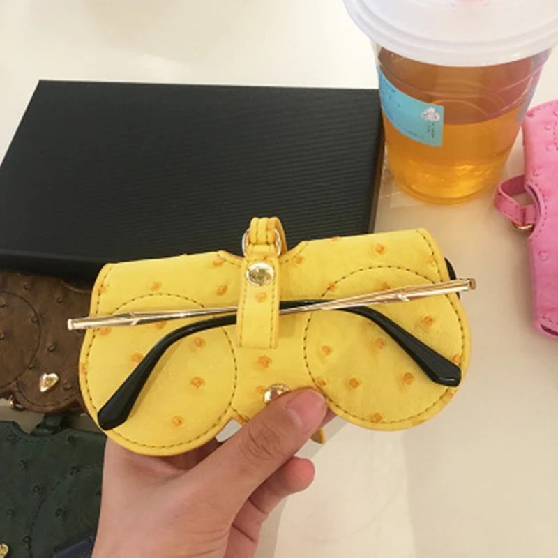 KPAY Unique PU Leather Glasses Bag Multi-function Eyeglasses Case Ostrich Pattern Women Sunglasses Storage Protection Ins
KPAY Unique PU Leather Glasses Bag Multi-function Eyeglasses Case Ostrich Pattern Women Sunglasses Storage Protection Ins