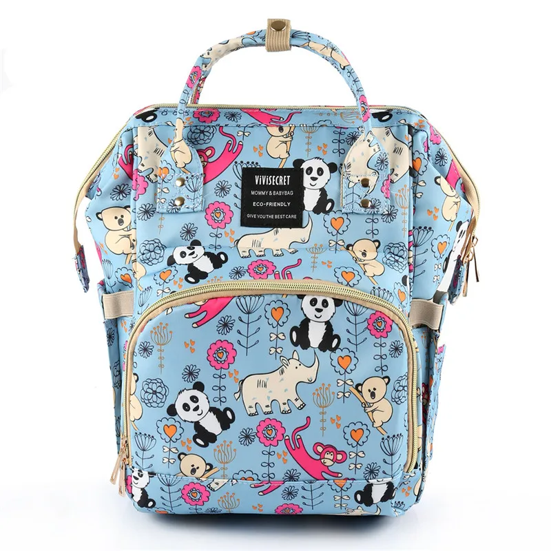 Cute Panda Printed Cartoon Animal Zoo Pattern Backpack Fashion Sports Lightweight Mummy Diaper Bags, Hot Sell!
Cute Panda Printed Cartoon Animal Zoo Pattern Backpack Fashion Sports Lightweight Mummy Diaper Bags, Hot Sell!