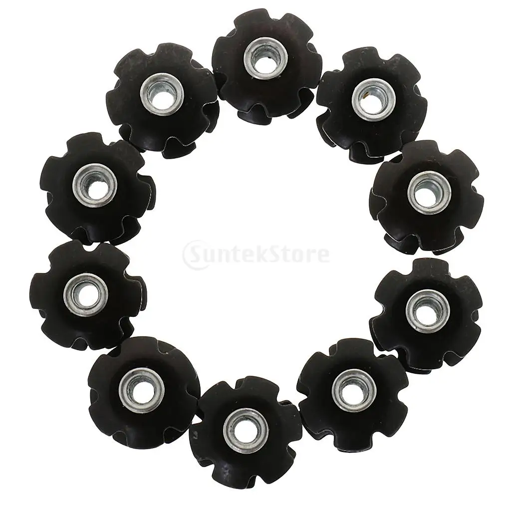 10pcs Metal Black Headset Flanged Star Nut Washer for 1-1/8' Threadless Fork Steerers Mountain MTB Bike Bicycle
10pcs Metal Black Headset Flanged Star Nut Washer for 1-1/8' Threadless Fork Steerers Mountain MTB Bike Bicycle