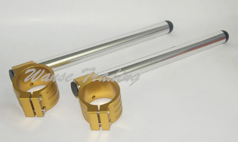 waase CNC Universal Clip on Ons Clipon Fork Tube Handlebars Silver+Gold For 50MM 51MM 52MM 53MM 54MM 55MM
waase CNC Universal Clip on Ons Clipon Fork Tube Handlebars Silver+Gold For 50MM 51MM 52MM 53MM 54MM 55MM