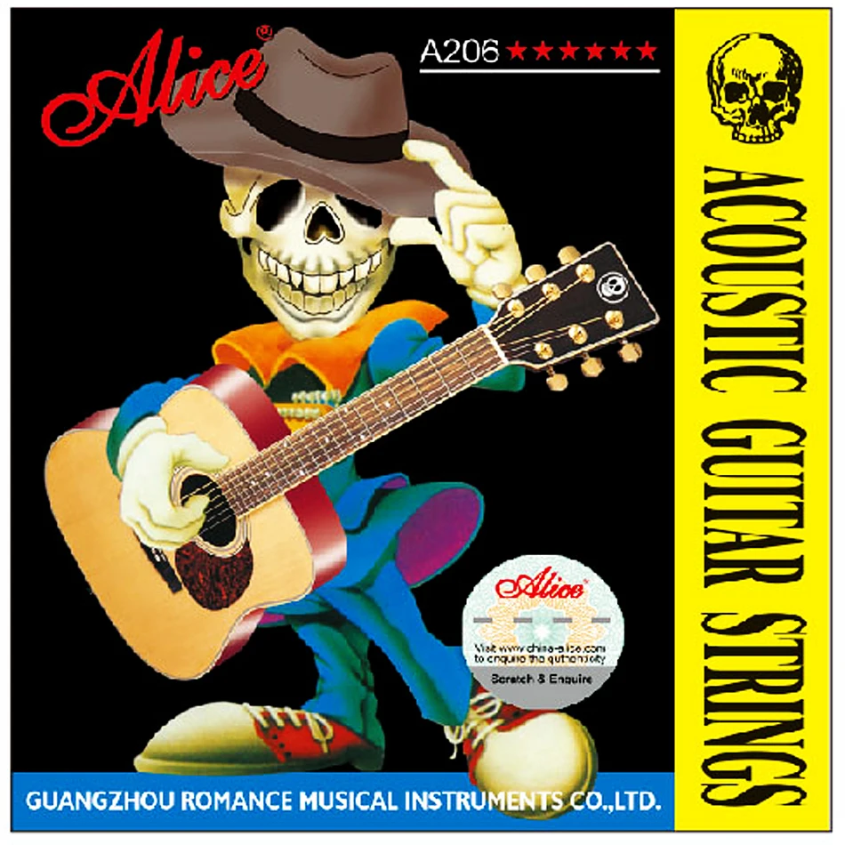 1 Set Alice Acoustic Guitar Strings A206-SL Series Professional Acoustic Guitar Strings Guitarra Guitar Accessories Part
1 Set Alice Acoustic Guitar Strings A206-SL Series Professional Acoustic Guitar Strings Guitarra Guitar Accessories Part