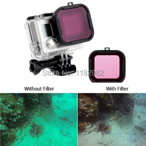Free shipping + tracking number Lens Filter Diving Filter Gopro HERO 3+ 4 Camera Housing Case Underwater Lens Converter
Free shipping + tracking number Lens Filter Diving Filter Gopro HERO 3+ 4 Camera Housing Case Underwater Lens Converter