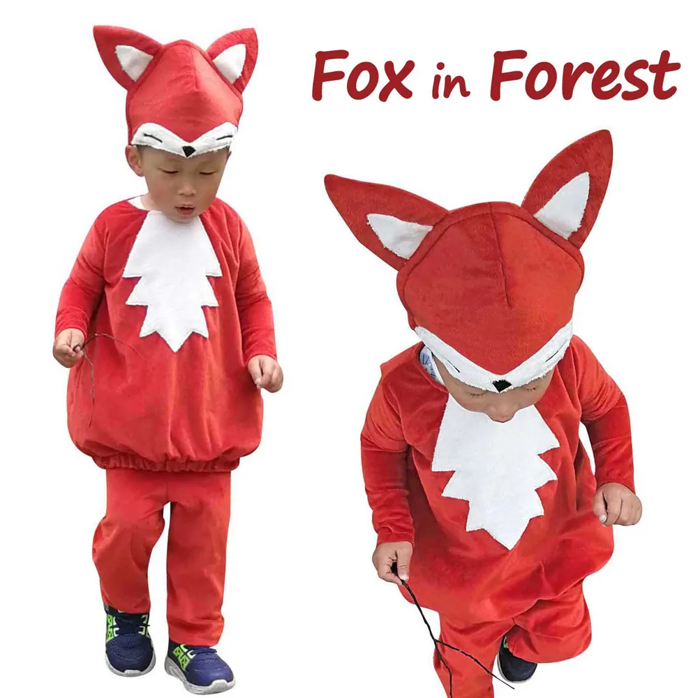 Child Little Fox Costume Kids Animal Dress Up Woodland Red Fox Cosplay Halloween Fancy Dress for Toddlers Carnival Cosplay
Child Little Fox Costume Kids Animal Dress Up Woodland Red Fox Cosplay Halloween Fancy Dress for Toddlers Carnival Cosplay