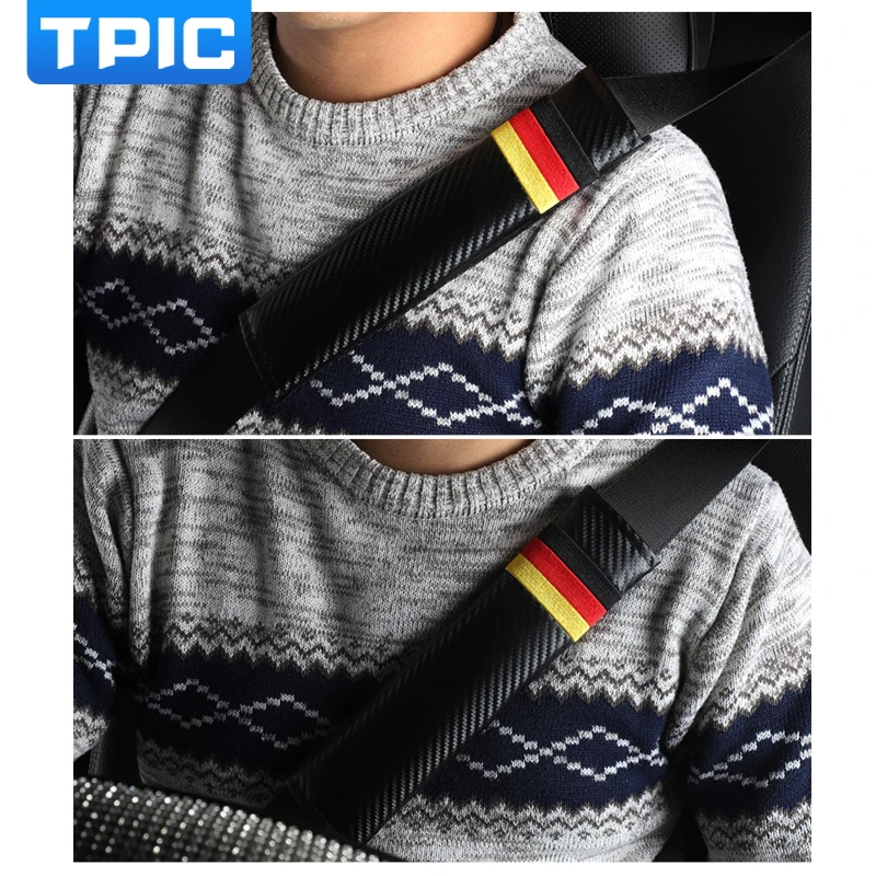 Наплечные ремни TPIC для автомобиля кожаные BMW E46 E60 E90 Mercedes w204 Audi Volkswagen | Автомобили и