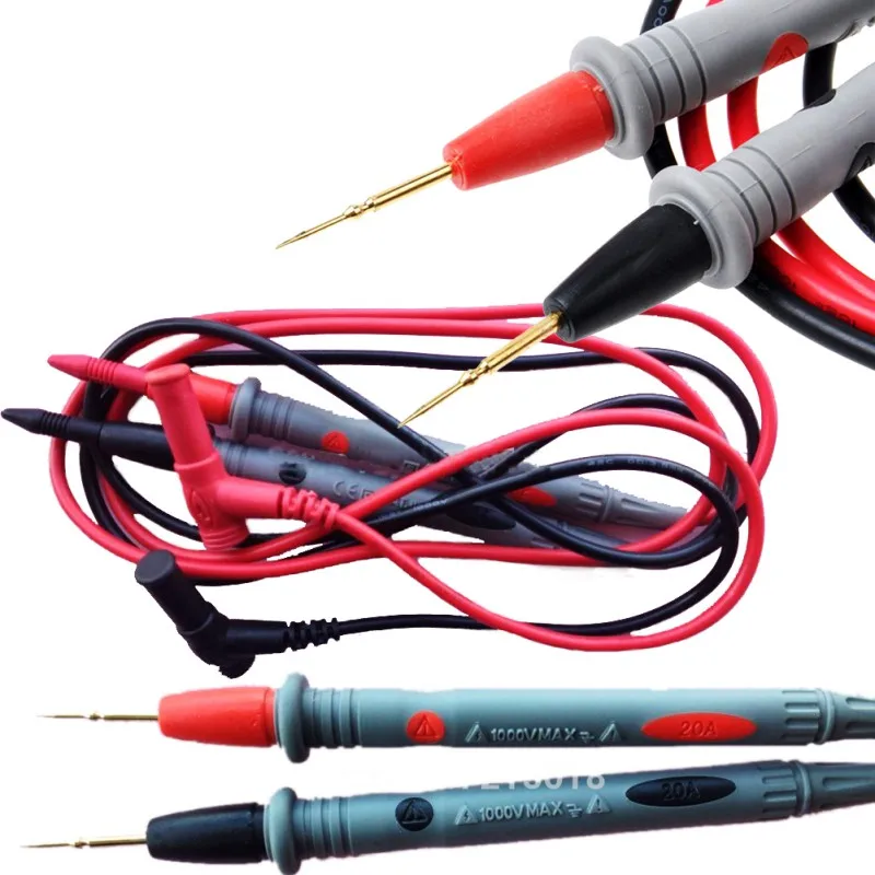 Ultra Fine Universal Probe Test Leads Cable Multimeter Meter 1000V 20A Newest | Электроника