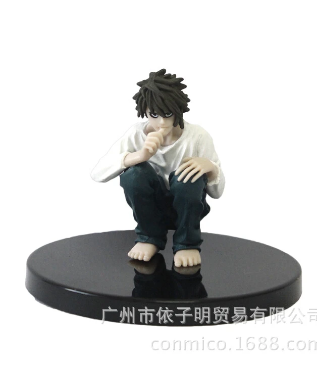 6pcs/set 7-21cm Death Note L Killer Ryuuku Rem Misa Action Figures PVC brinquedos Collection Figures toy for christmas gift
6pcs/set 7-21cm Death Note L Killer Ryuuku Rem Misa Action Figures PVC brinquedos Collection Figures toy for christmas gift