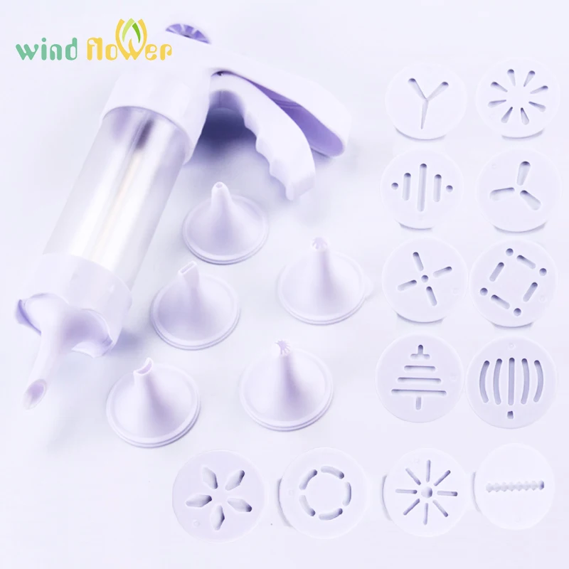 Wind Flower Cookie Biscuit Molds Guns Mounting Patterns Bubble Puff Baking Tools Cream Apparatus 18pcs Set
Wind Flower Cookie Biscuit Molds Guns Mounting Patterns Bubble Puff Baking Tools Cream Apparatus 18pcs Set