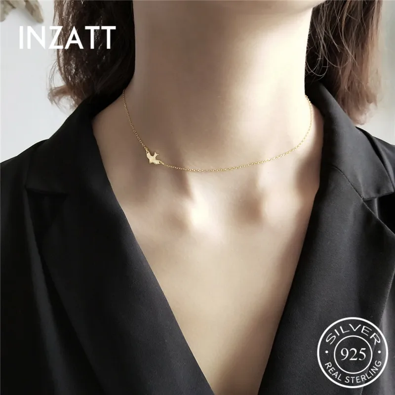 Чокер INZATT из настоящего серебра 925 пробы с милыми птицами и животными, ожерелье в стиле бохо, ювелирные изделия для женщин, модные аксессуары...
Чокер INZATT из настоящего серебра 925 пробы с милыми птицами и животными, ожерелье в стиле бохо, ювелирные изделия для женщин, модные аксессуары...