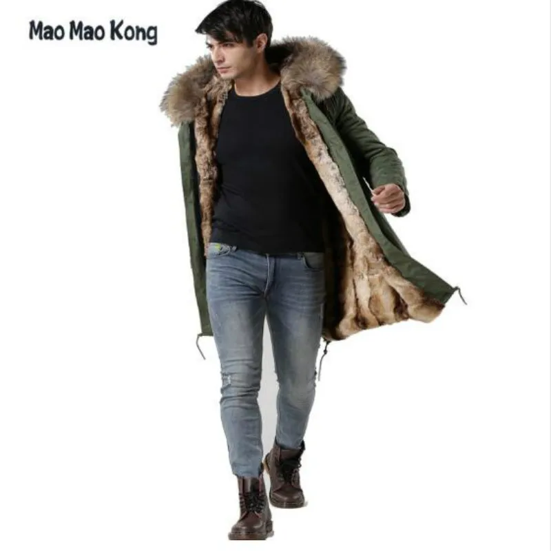 2022 new Hot Sales Faux fur lining coats real raccoon fur collar jacket long Men parka
2022 new Hot Sales Faux fur lining coats real raccoon fur collar jacket long Men parka