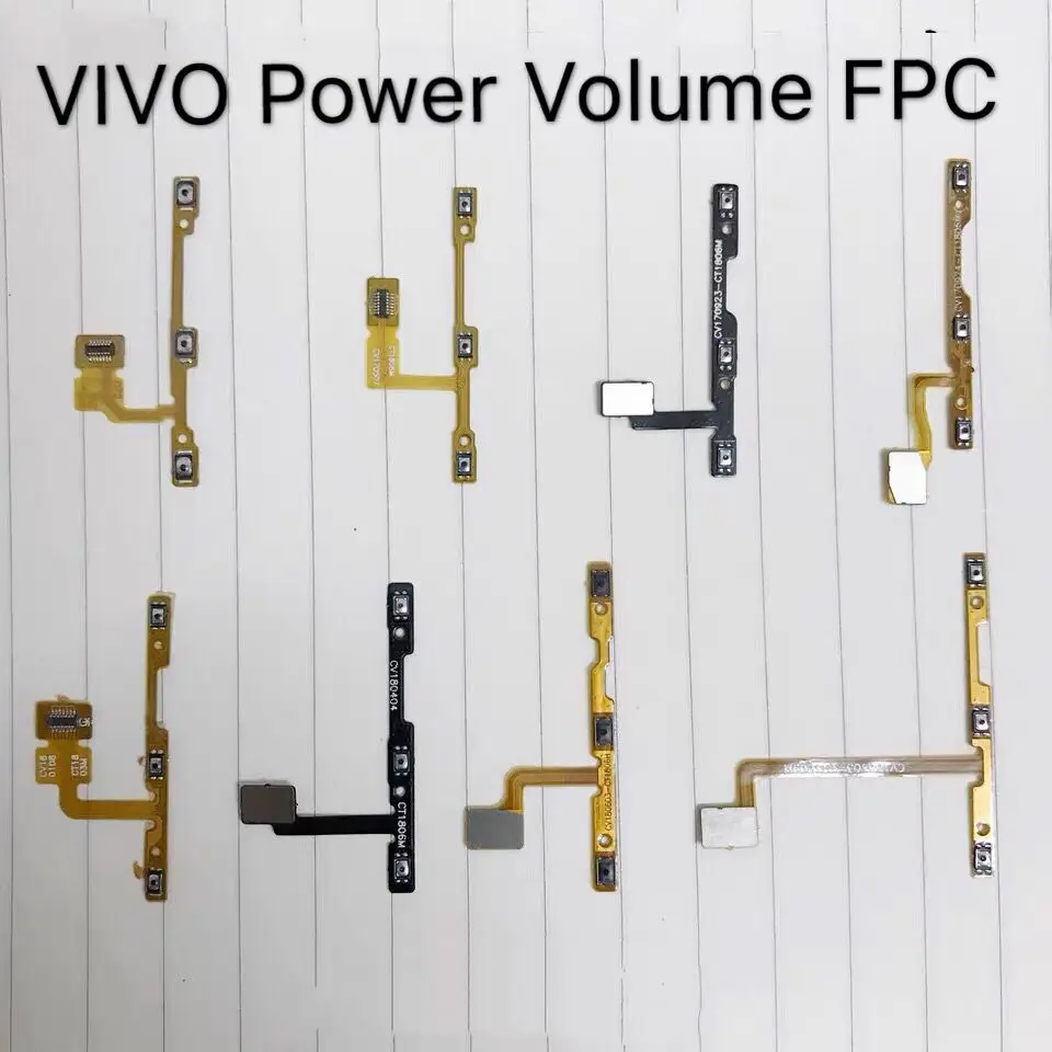 VIVO Y35/Y37/53/55/66/67/71/75/79/83/85 гибкий кабель питания и громкости FFC FPC Кнопка меню домашний