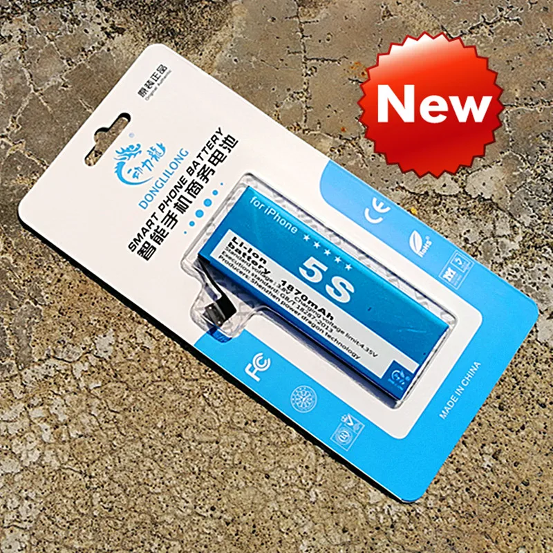 2PCS/NEW DLL Phone Battery 1870mAh for Apple iphone 5 iphone5 iphone 5G iphone5G With Machine Tools Kit
2PCS/NEW DLL Phone Battery 1870mAh for Apple iphone 5 iphone5 iphone 5G iphone5G With Machine Tools Kit
