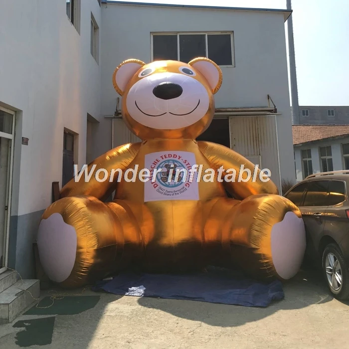 New design 3m golden giant inflatable bear inflatable characters for advertising
New design 3m golden giant inflatable bear inflatable characters for advertising