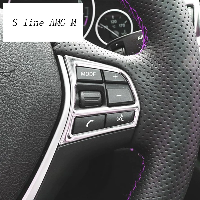 Car Styling For BMW 1 2 3 4 Series 3GT F20 F21 F30 F32 F34 steering wheel buttons stickers Covers Trim Interior Auto Accessories
Car Styling For BMW 1 2 3 4 Series 3GT F20 F21 F30 F32 F34 steering wheel buttons stickers Covers Trim Interior Auto Accessories