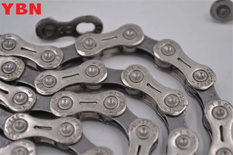 YBN Bike Chains MTB Mountain Road Bike Chians 10 Speed Semi-hollow Bicycle Chain 110 Links Gray For SHIMANO SRAM System
YBN Bike Chains MTB Mountain Road Bike Chians 10 Speed Semi-hollow Bicycle Chain 110 Links Gray For SHIMANO SRAM System