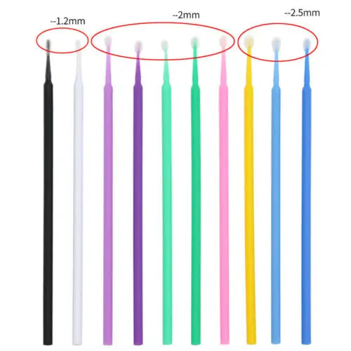New 100 Dental Micro Brush Disposable Materials Small head makeup cleaning stick bag
New 100 Dental Micro Brush Disposable Materials Small head makeup cleaning stick bag