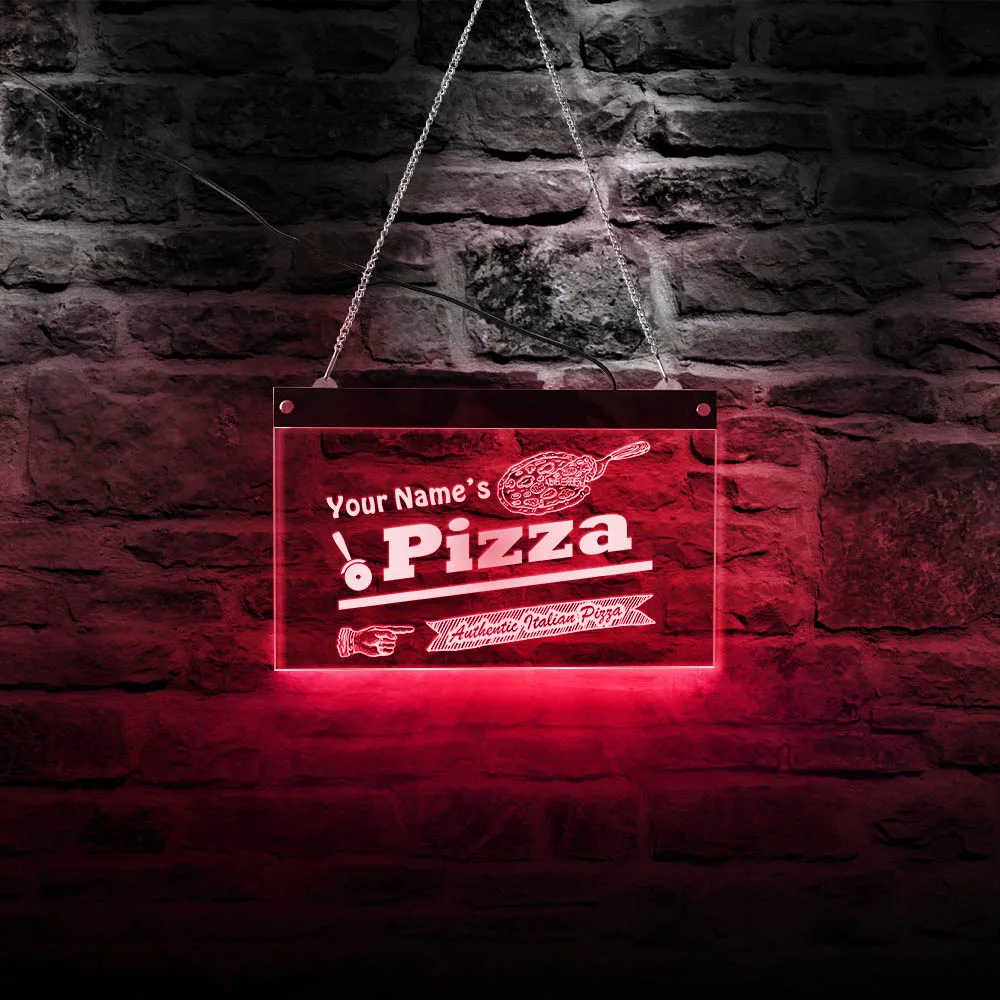 Pizza Custom LED Neon Light Sign Business Acrylic Board Authentic Italian Pizza Shop Sign Wall Decor Lamp
Pizza Custom LED Neon Light Sign Business Acrylic Board Authentic Italian Pizza Shop Sign Wall Decor Lamp