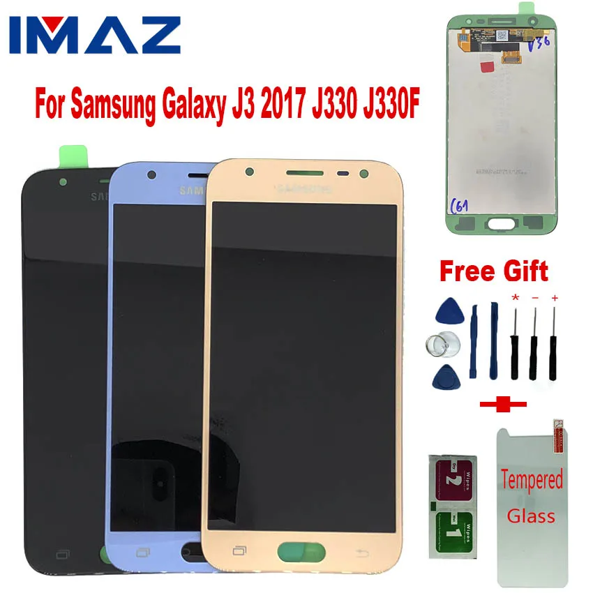 Оригинальный ЖК-дисплей IMAZ 5 "для Samsung Galaxy J3 2017 J330, сменный ЖК-экран для J330F J3 PRO 2017, сенсорный дигитайзер
Оригинальный ЖК-дисплей IMAZ 5 "для Samsung Galaxy J3 2017 J330, сменный ЖК-экран для J330F J3 PRO 2017, сенсорный дигитайзер