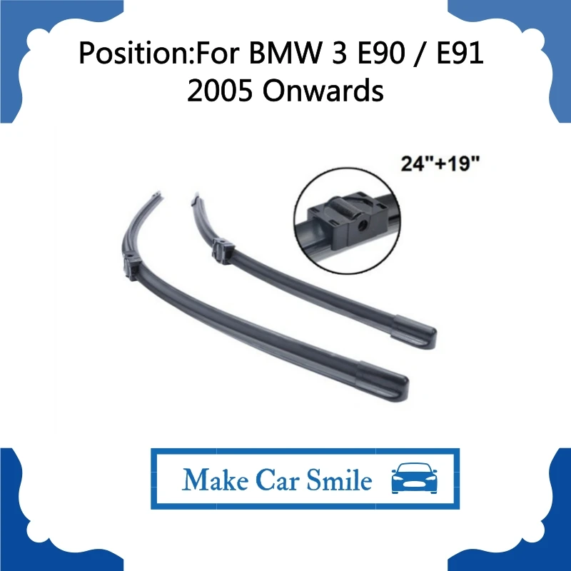 Для BMW 3 E90/E91 2005 года 24 ''+ 19'' высокое качество iso9001 натуральный каучук чистке лобовое стекло
Для BMW 3 E90/E91 2005 года 24 ''+ 19'' высокое качество iso9001 натуральный каучук чистке лобовое стекло
