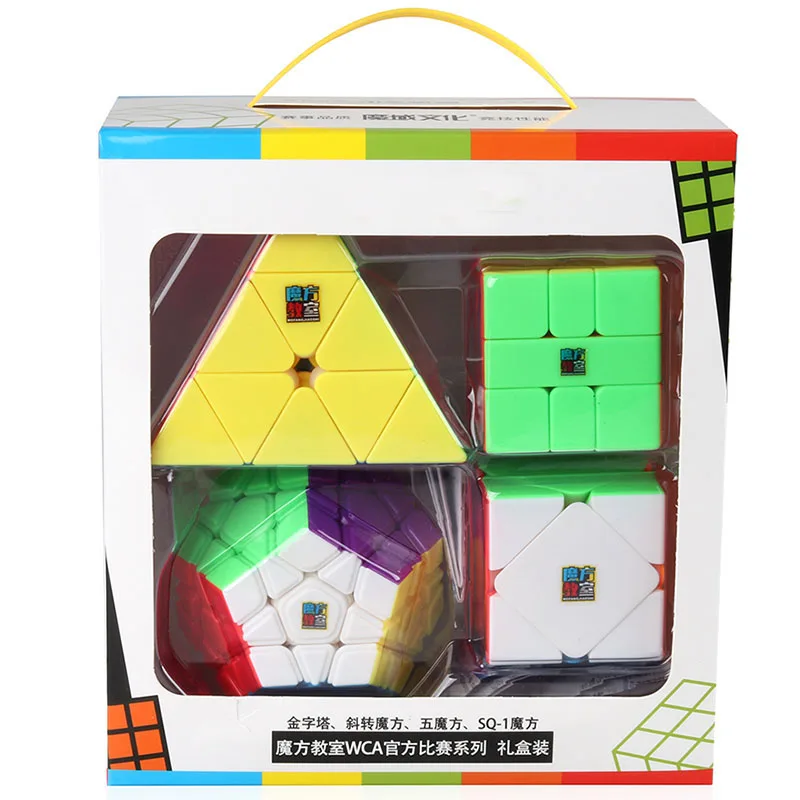 4pcs/set WCA Official Competition Magic Cube Colorful Dodecahedron Triangle Square-1 Speed Puzzle Toy for Kids Gift (S8
4pcs/set WCA Official Competition Magic Cube Colorful Dodecahedron Triangle Square-1 Speed Puzzle Toy for Kids Gift (S8