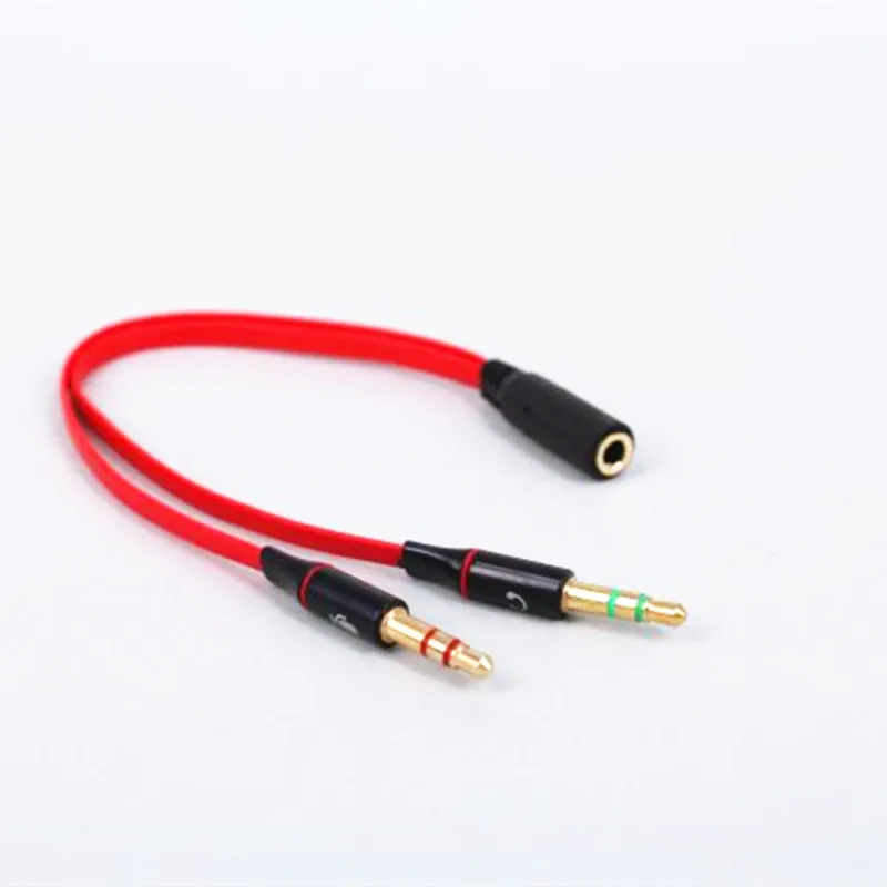 High quality 3.5mm Mini Jack 1 Female to 2 Male (Headset + Mic) Y Splitter Earphone computer Audio Cable 10pcs/lot
High quality 3.5mm Mini Jack 1 Female to 2 Male (Headset + Mic) Y Splitter Earphone computer Audio Cable 10pcs/lot