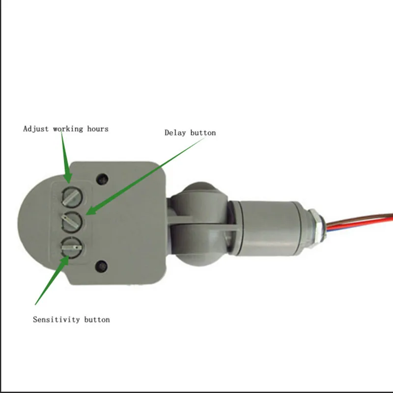 Motion Sensor Light Switch Outdoor 10m 140 angle Automatic Infrared PIR With LED Load power 100W AC 220V | Безопасность и защита