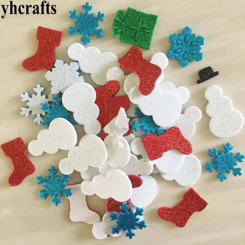 1bag/LOT,Snowflake snowman stock gift box glitter foam stickers Early learning educational craft diy toys Kids room ornament OEM
1bag/LOT,Snowflake snowman stock gift box glitter foam stickers Early learning educational craft diy toys Kids room ornament OEM