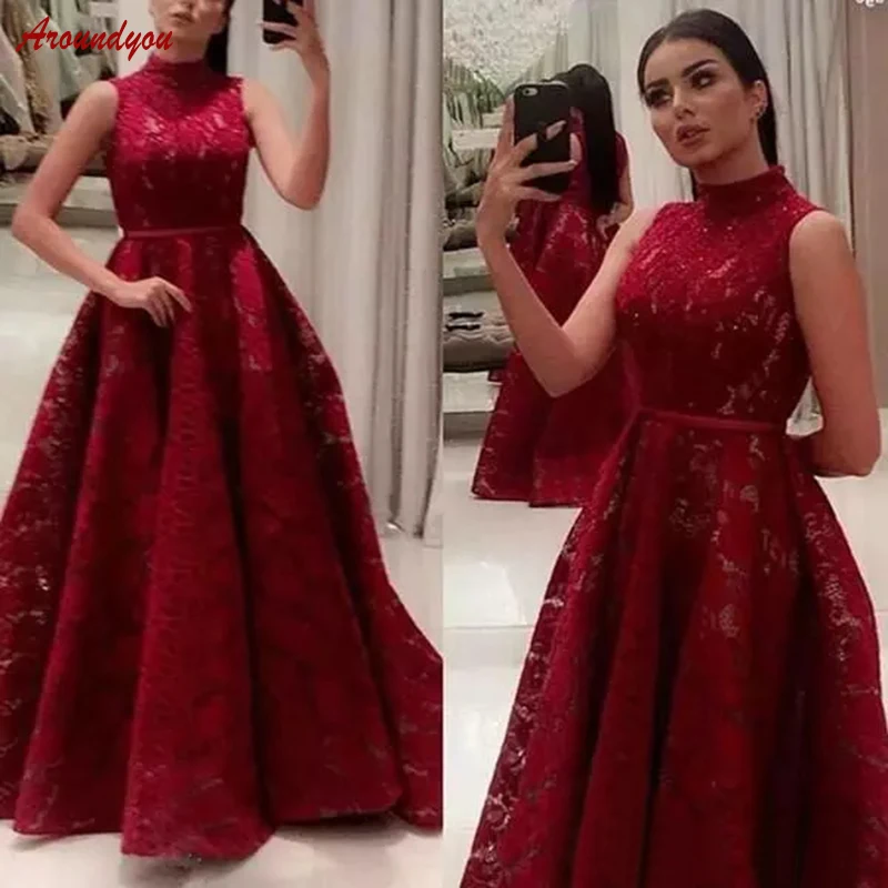 Red High Neck Mother of the Bride Dresses for Weddings A Line Lace Prom Evening Groom Dinner Dresses 2018
Red High Neck Mother of the Bride Dresses for Weddings A Line Lace Prom Evening Groom Dinner Dresses 2018