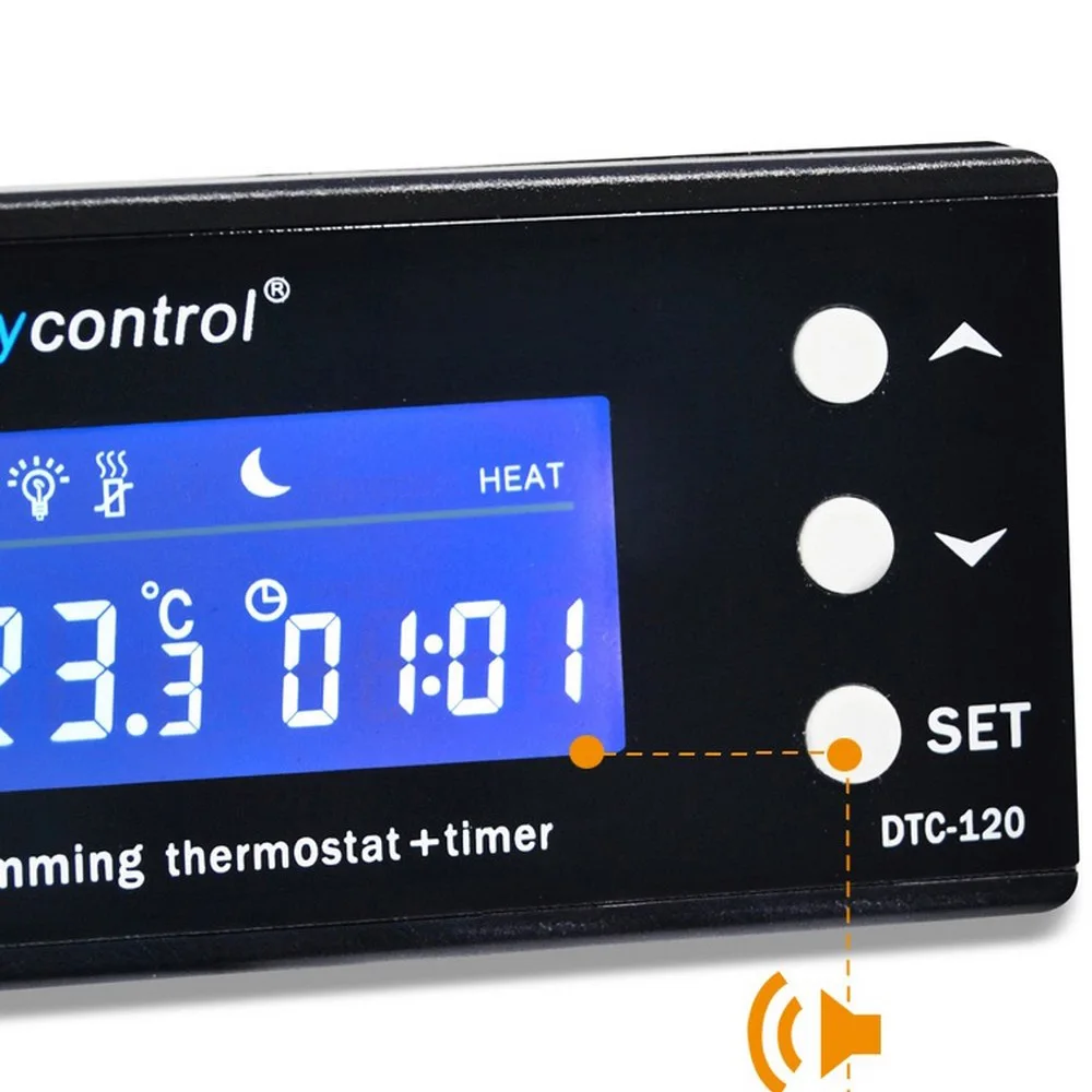 AC-212 0-50C Day/night ON OFF Digital Reptile Thermostat with Timer Sensor Regulator Animal Amphibian Temperature Controller
AC-212 0-50C Day/night ON OFF Digital Reptile Thermostat with Timer Sensor Regulator Animal Amphibian Temperature Controller