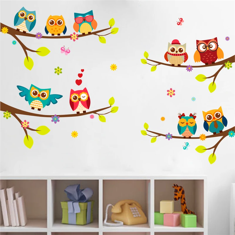 % cute branch owl wall stickers for kids rooms living room home decor cartoon animal wall decals art diy mural pvc posters gift
% cute branch owl wall stickers for kids rooms living room home decor cartoon animal wall decals art diy mural pvc posters gift