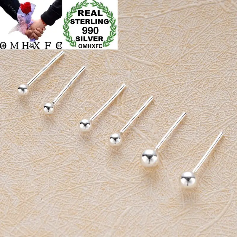 OMHXFC Wholesale European Fashion Unisex Party Wedding Gift Simple Beads S990 Sterling Silver Stud Earrings ER113
OMHXFC Wholesale European Fashion Unisex Party Wedding Gift Simple Beads S990 Sterling Silver Stud Earrings ER113
