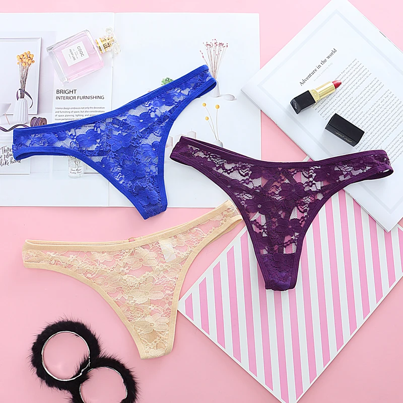 5pcs/lot women lace thong Panties hollow G-strigs female transparent floral sexy Underwear intimates girls bragas sexy 8005nP5
5pcs/lot women lace thong Panties hollow G-strigs female transparent floral sexy Underwear intimates girls bragas sexy 8005nP5