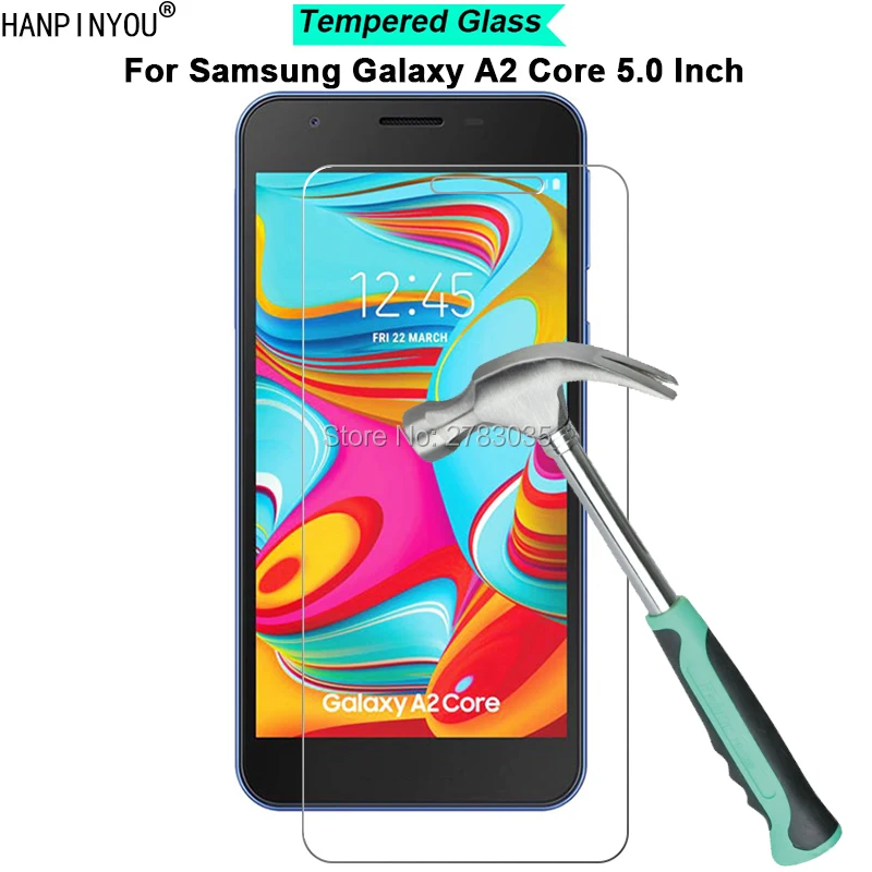 For Samsung Galaxy A2 Core 5.0" New 9H Hardness 2.5D Ultra-thin Toughened Tempered Glass Film Screen Protector Protect Guard
For Samsung Galaxy A2 Core 5.0" New 9H Hardness 2.5D Ultra-thin Toughened Tempered Glass Film Screen Protector Protect Guard