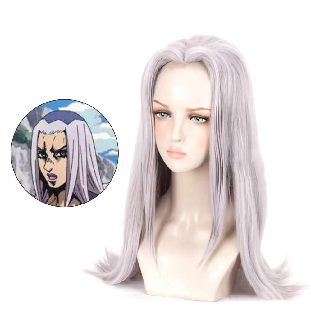 JoJo невероятное приключение Сьерра Леоне Abbacchio Косплэй парик no Kimyou na Bouken + один