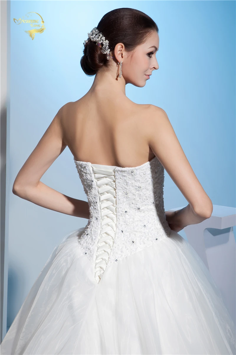 Jeanne Love A Line Royal Wedding Dresses 2020 Organza Appliqued Lace Beading Sweetheart Bridal Gown Robe De Mariage Plus Size
Jeanne Love A Line Royal Wedding Dresses 2020 Organza Appliqued Lace Beading Sweetheart Bridal Gown Robe De Mariage Plus Size