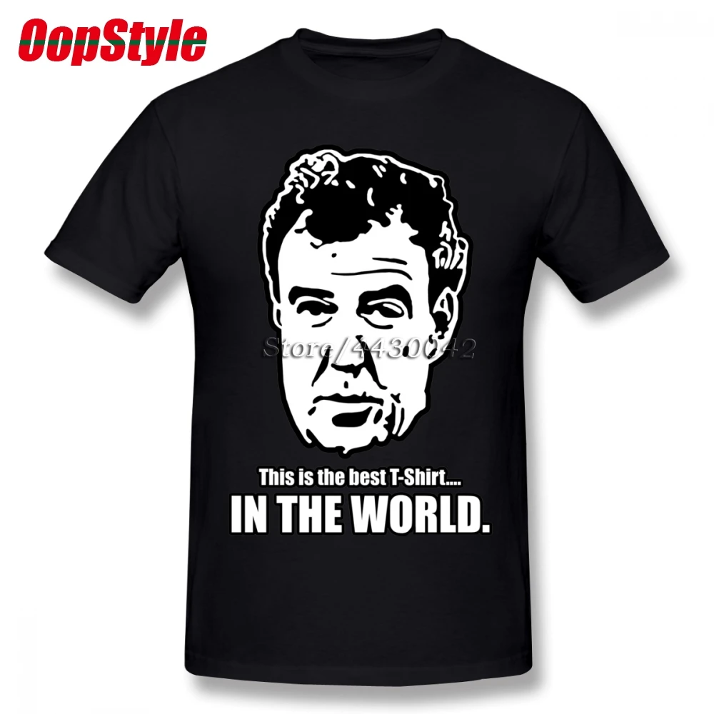Футболка для мужчин Jeremy Clarkson хлопковая больших размеров 4XL 5XL 6XL Camiseta|Мужские